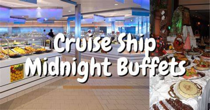 Are buffets open on cruise ships?