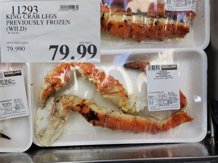 Are Costco king crab legs frozen?