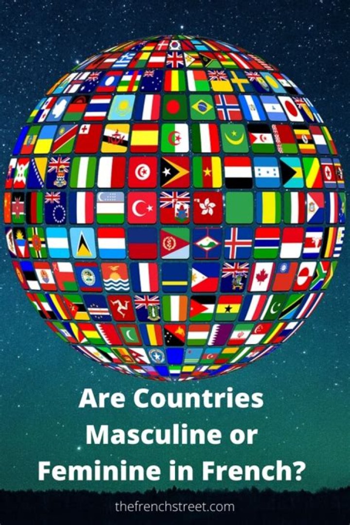 Are countries masculine or feminine in French?