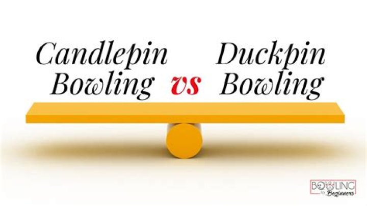 Are duckpin and candlepin balls the same?