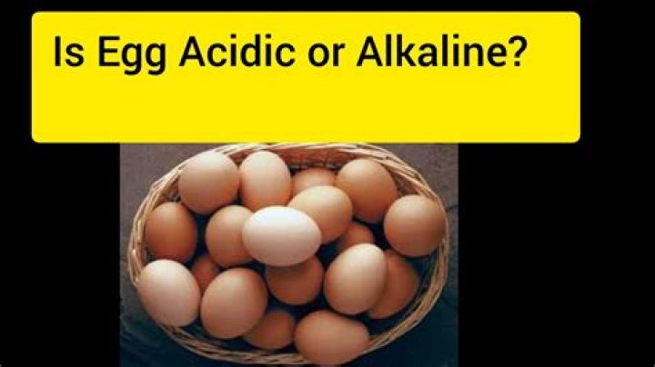Are eggs alkaline or acidic?