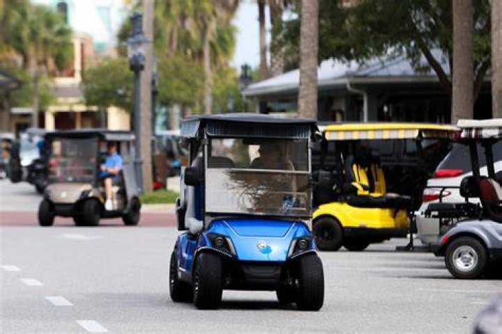 Are golf carts legal in Palm Harbor?