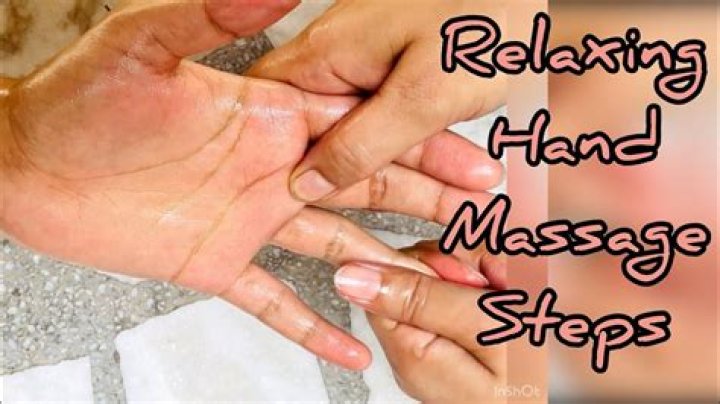 Are hand massages good for you?