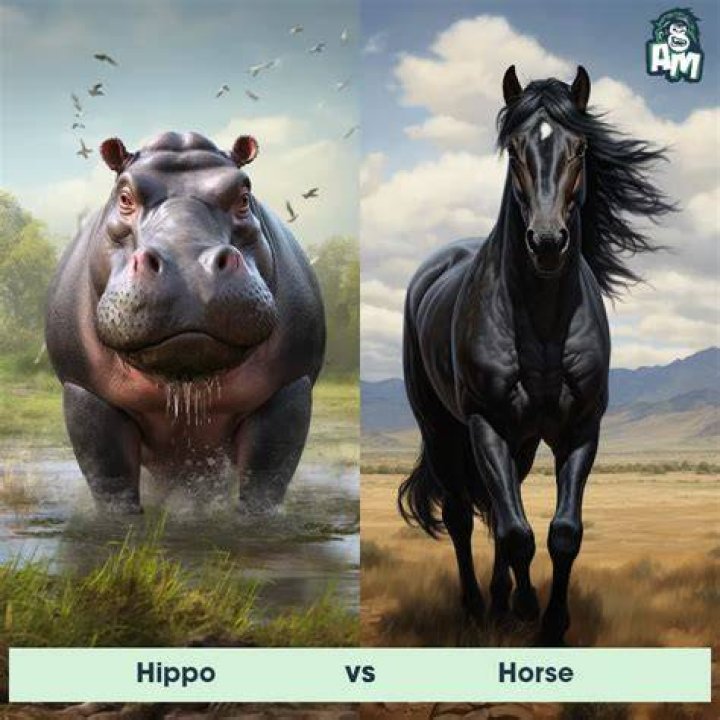 Are hippos related to horses?