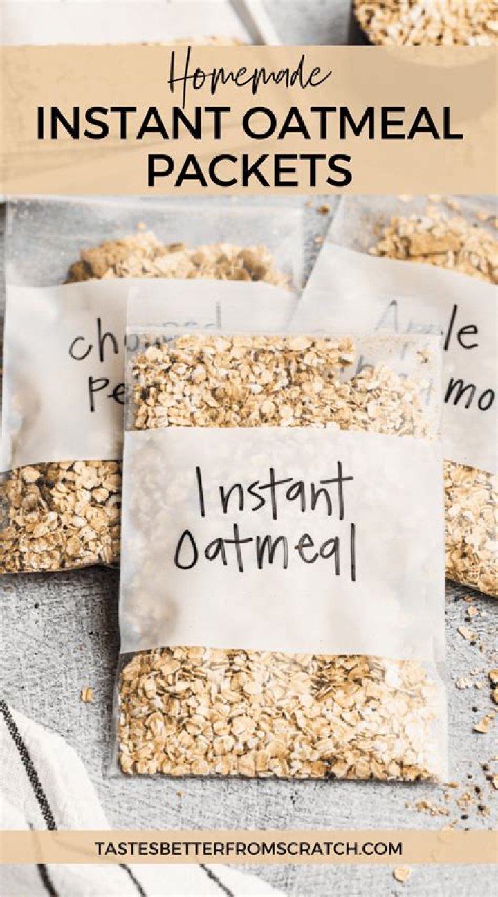 Are instant oatmeal packets good for weight loss?