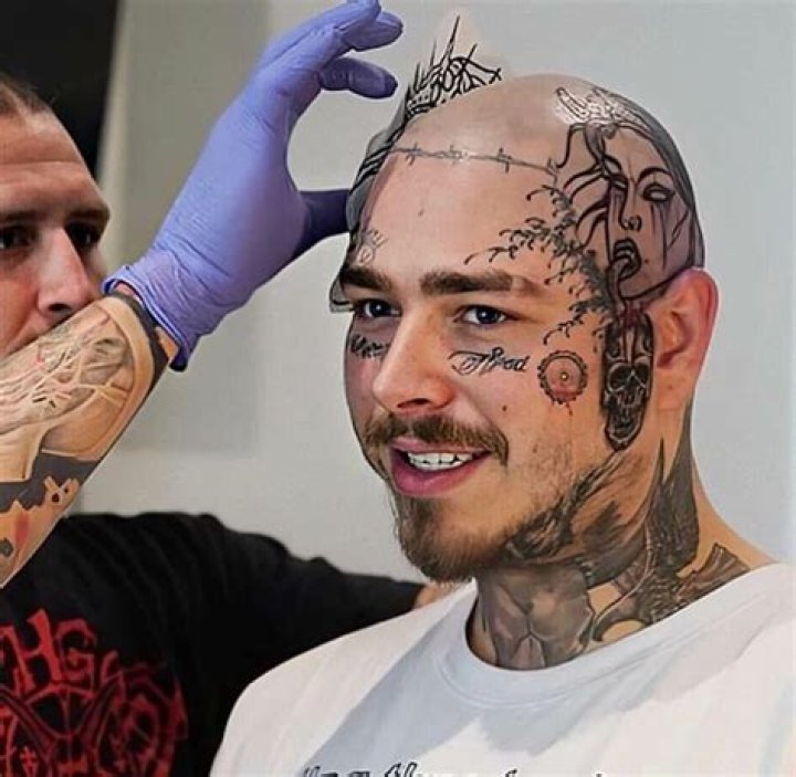 Are Juice's head tattoos real?
