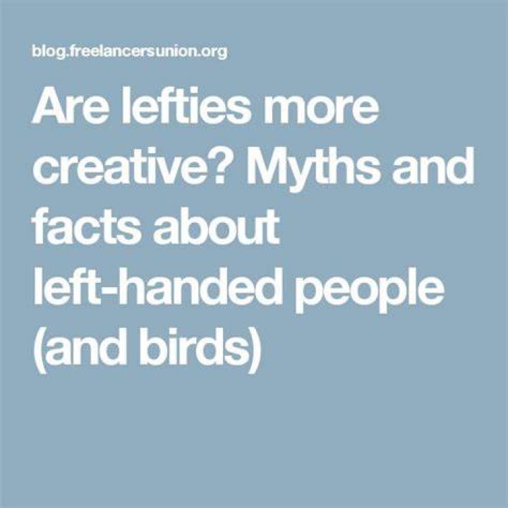 Are lefties more creative?