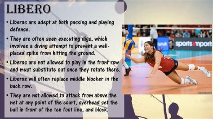 Are liberos allowed to spike?