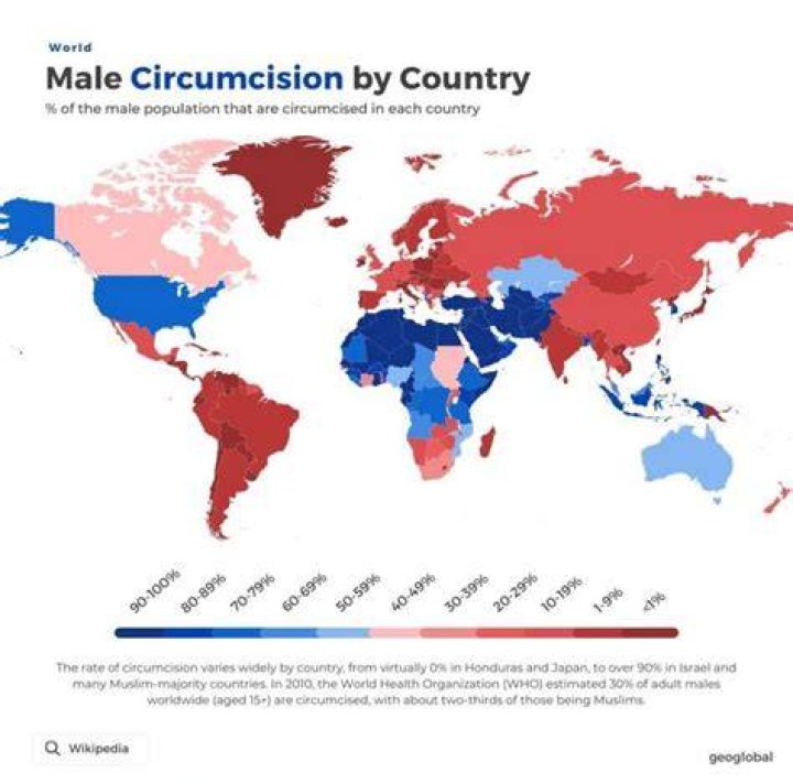 Are most men circumcised?