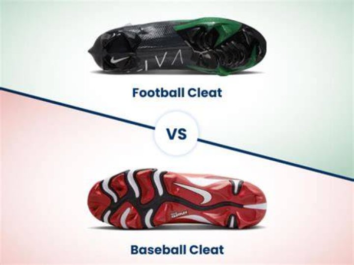 Are softball and football cleats the same?