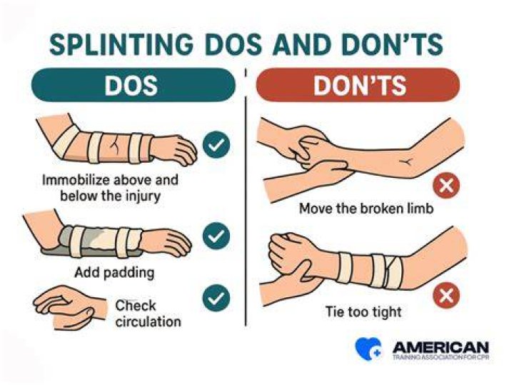 Are splints necessary?