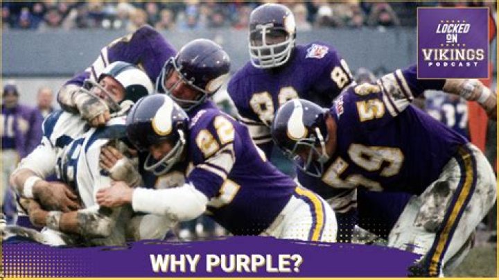 Are the Minnesota Vikings purple because of Prince?