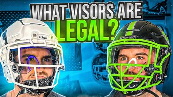 Are tinted visors legal?