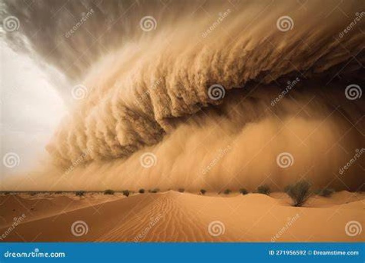Can a plane land in a sandstorm?