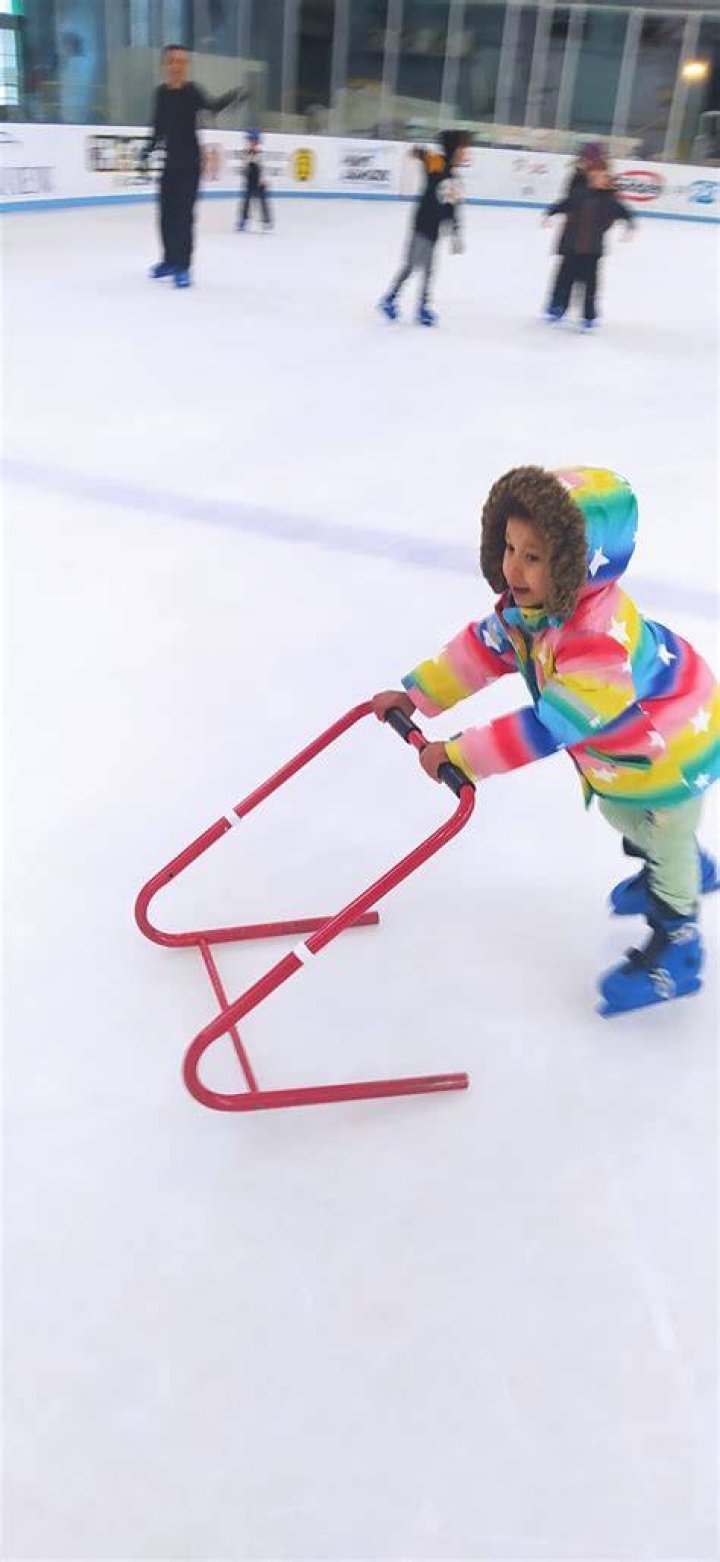Can a three year old ice skate?