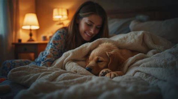 Can an 8 week old puppy sleep through the night?