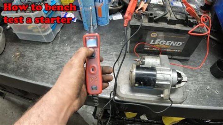 Can AutoZone bench test a starter?