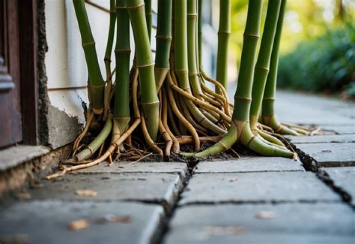 Can bamboo damage house foundations?