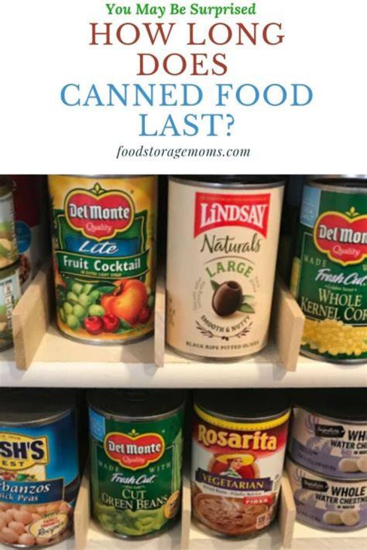Can canned food last 20 years?