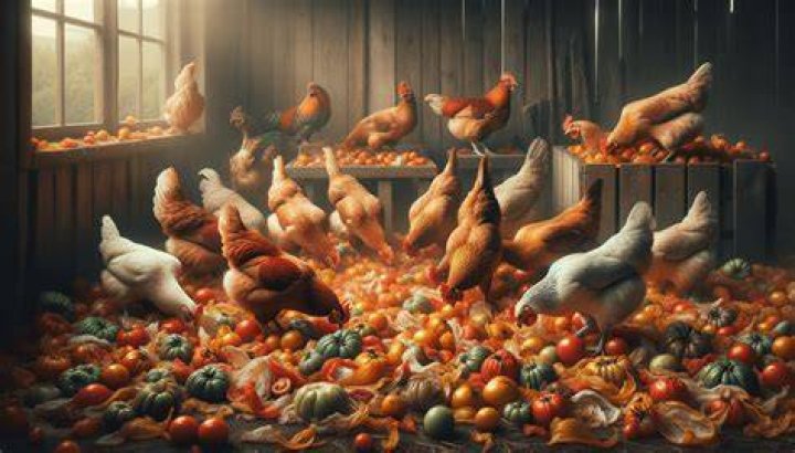 Can chickens eat tomato skins?