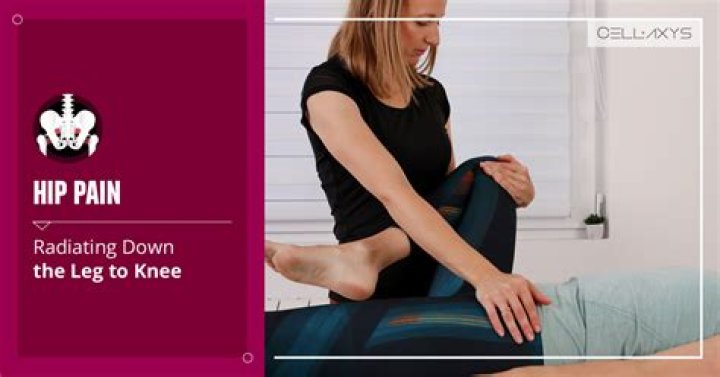 Can hip pain radiate to the knee?