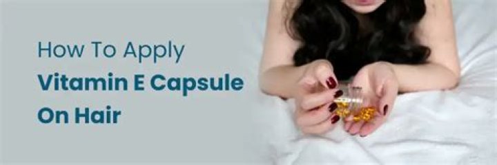 Can I apply vitamin E capsule directly on hair?