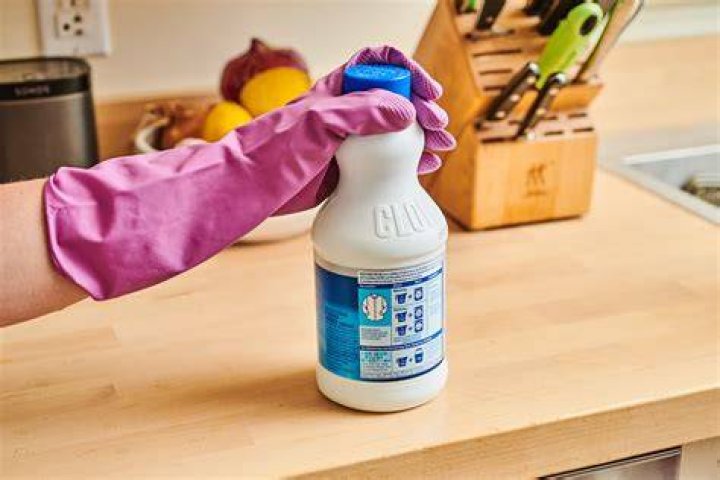 Can I clean rubber with bleach?