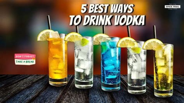 Can I drink vodka every week?