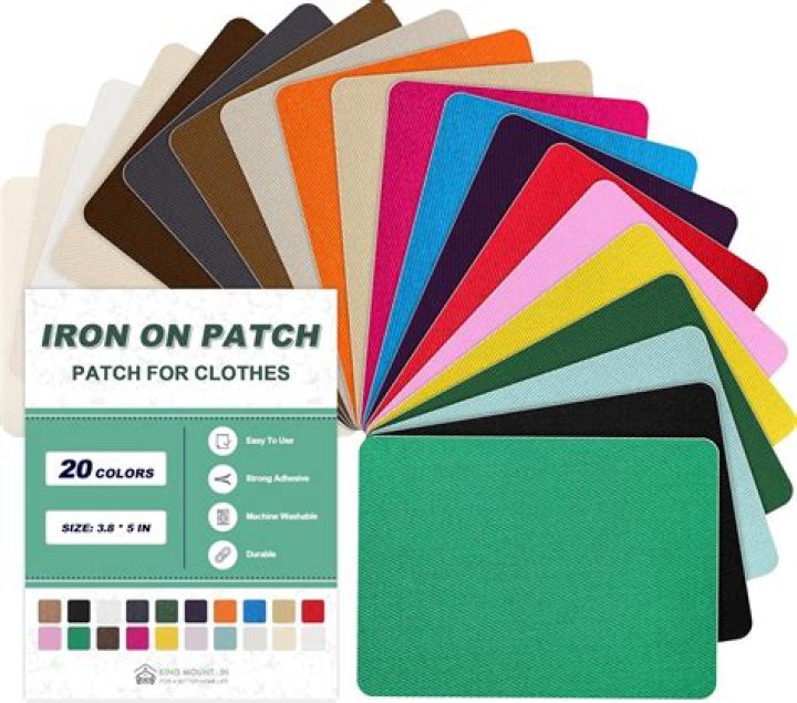 Can I iron patches on polyester?