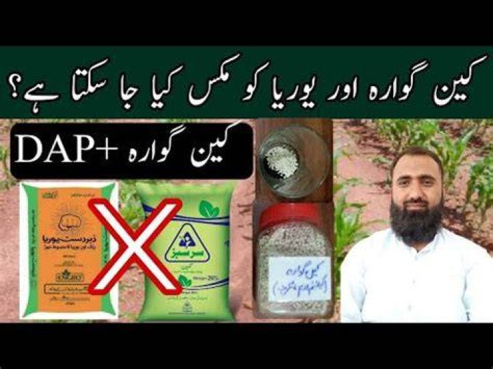Can I mix urea and complete fertilizer?