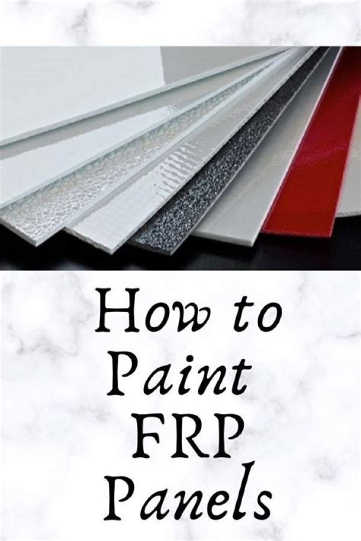 Can I paint FRP?