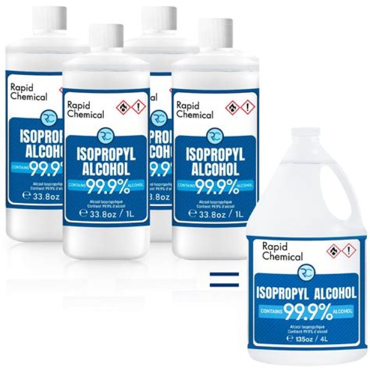 Can I use 99 isopropyl alcohol on resin?