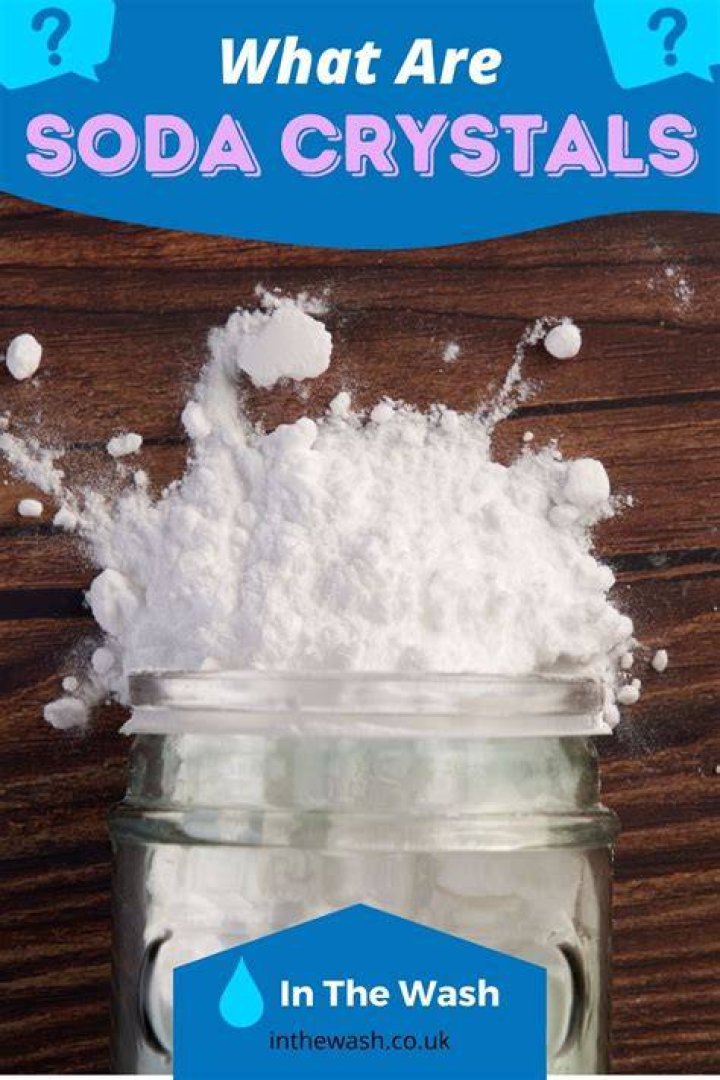 Can I use soda crystals instead of baking soda for cleaning?