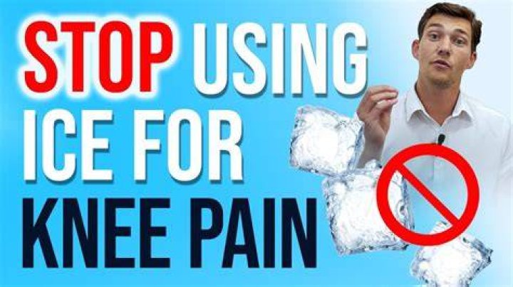 Can icing your knee make it worse?