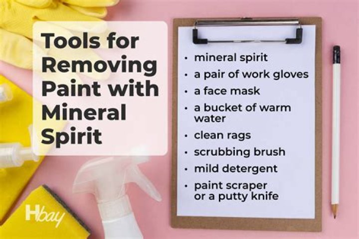 Can mineral spirits remove paint from wood?