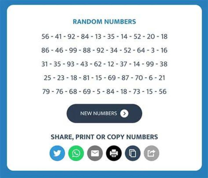 Can people choose random numbers?