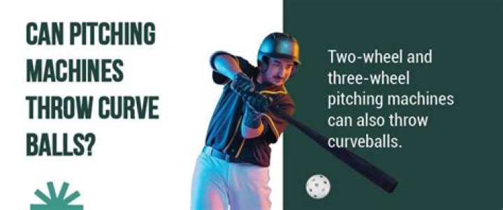 Can pitching machines throw curve balls?