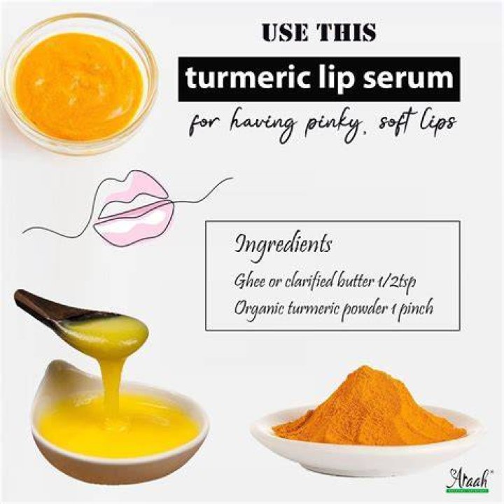 Can turmeric lighten lips?