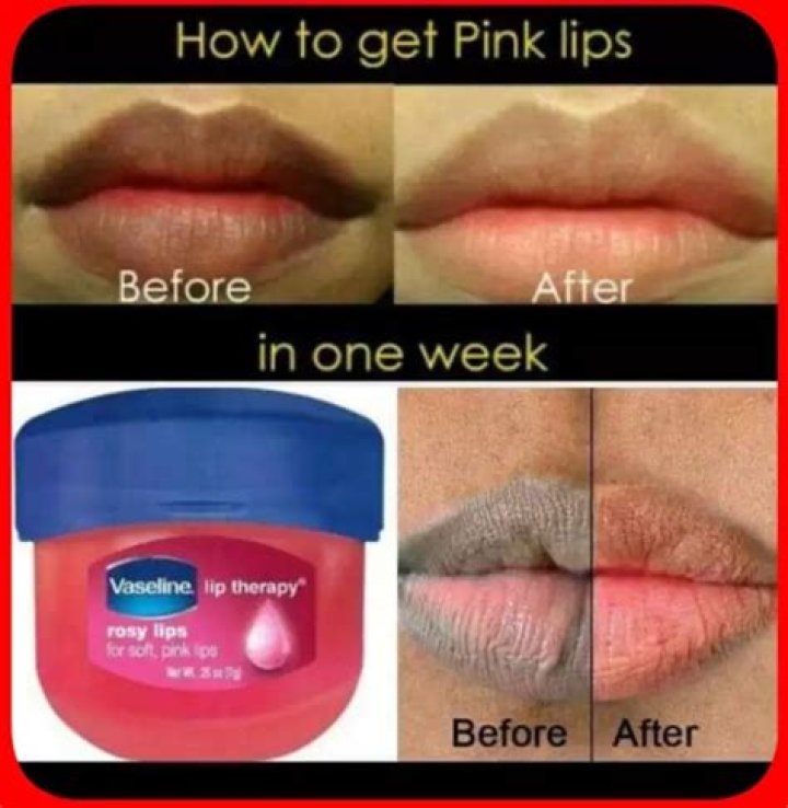 Can Vaseline make your lips pink?