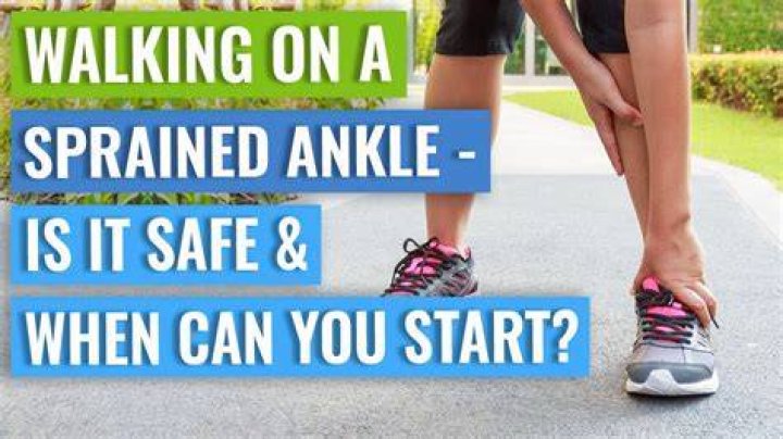 Can walking on a sprained ankle make it worse?