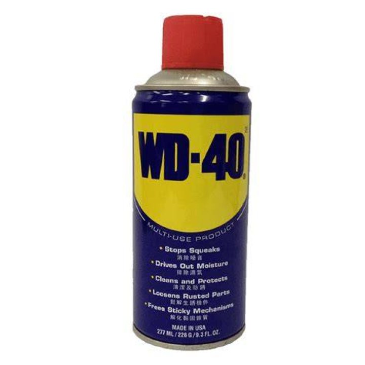 Can WD-40 be used on plastic?