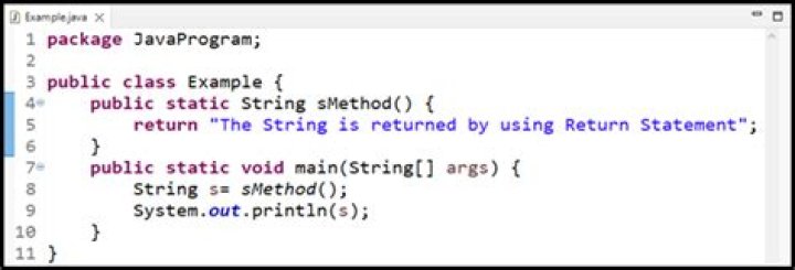 Can we return String in Java?