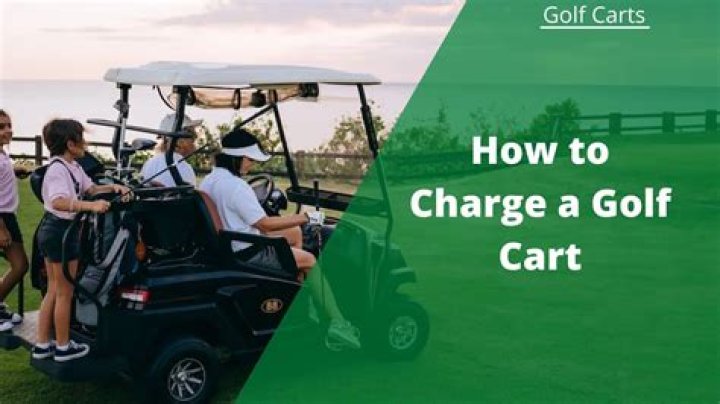 Can you charge golf cart in tow mode?