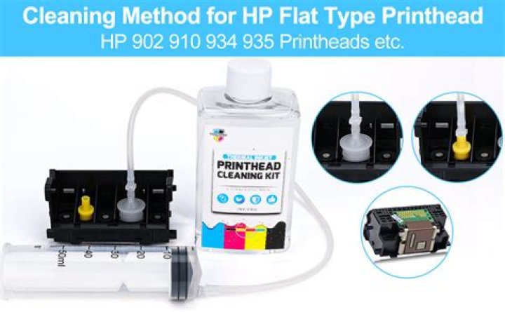 Can you clean a printhead with water?