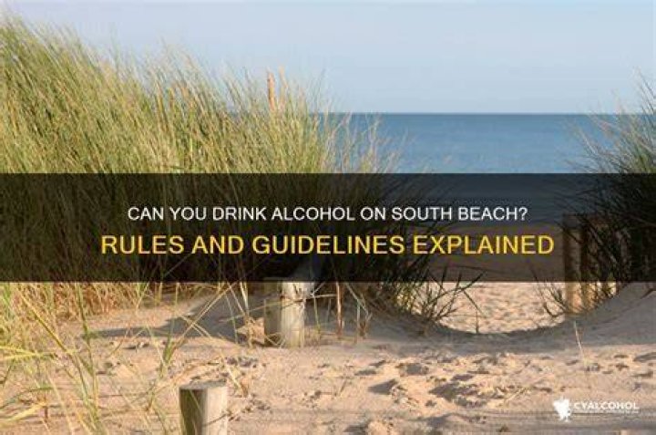 Can you drink alcohol on Rosemary Beach?