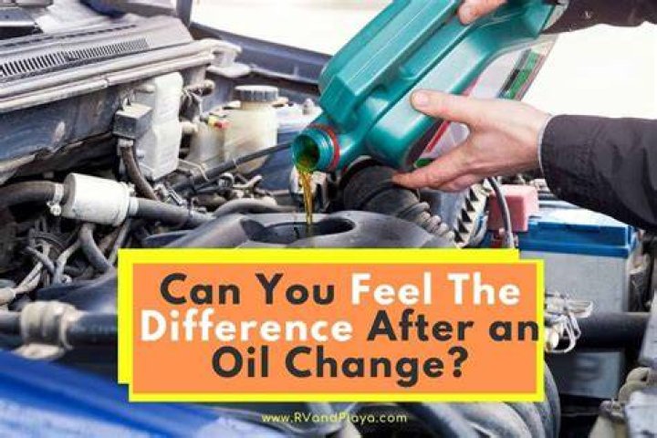 Can you feel the difference after an oil change?
