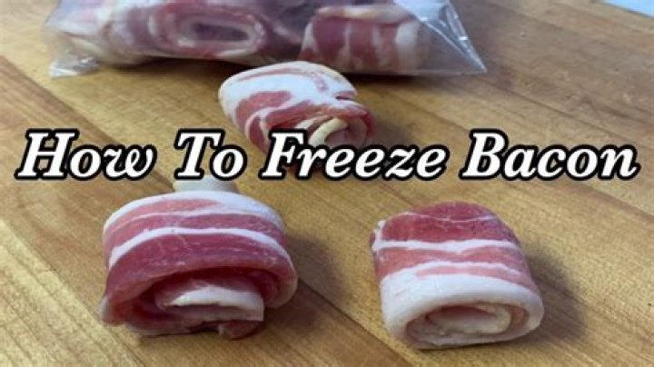 Can you freeze bacon?
