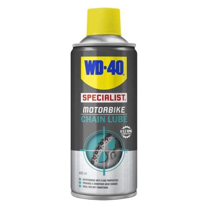 Can you lube motorcycle chain with WD-40?