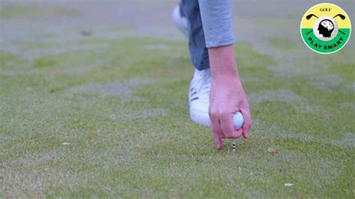 Can you mark a golf ball off the green?