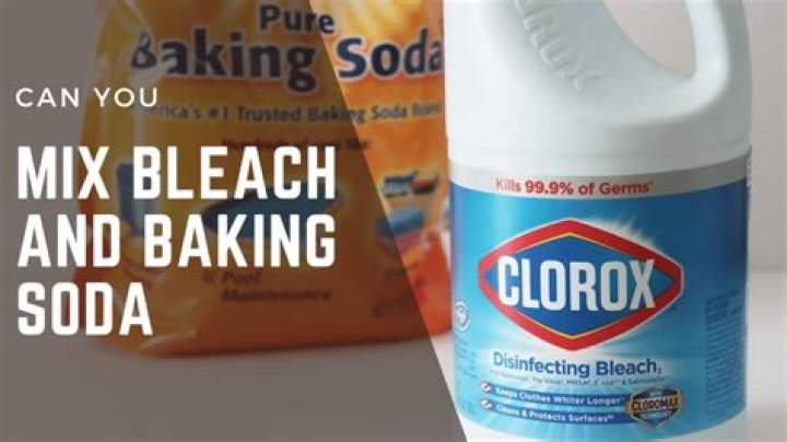 Can you mix bleach and baking soda?